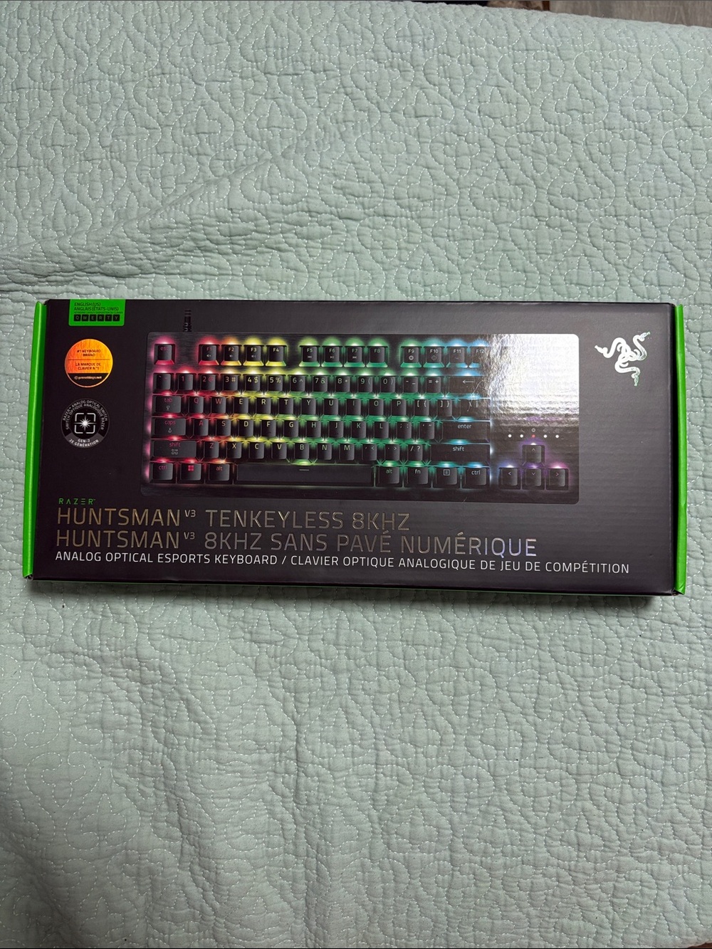 Razer Huntsman V3 Tenkeyless 8kHz Analog Esports Optical Gaming Keyboard - Black
